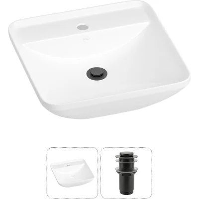 Набор Wellsee 2 в 1 Cute Twin S накладная раковина 43x43 см 20213355R