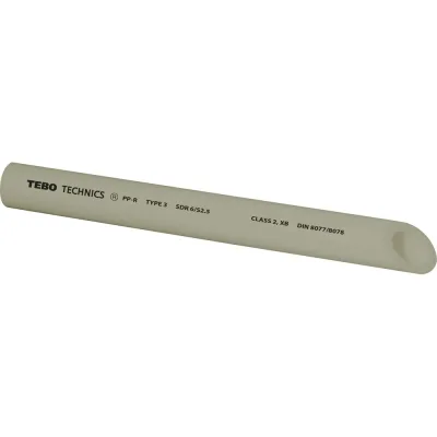 Труба TEBO PPR 32x5,4мм SDR6 4м серый 031010204