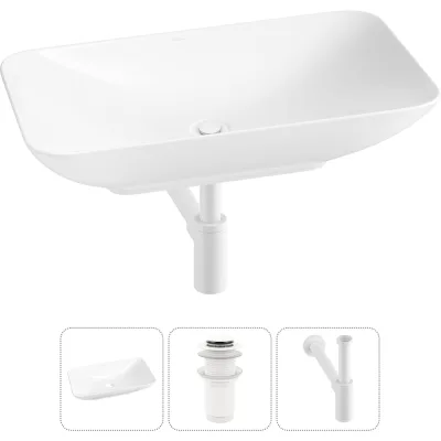 Набор Wellsee 3 в 1 Demure накладная раковина 60x36 см 20214590R