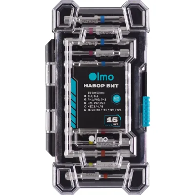 Набор бит OLMO 346794 CRV (15 шт) ЭК000146794