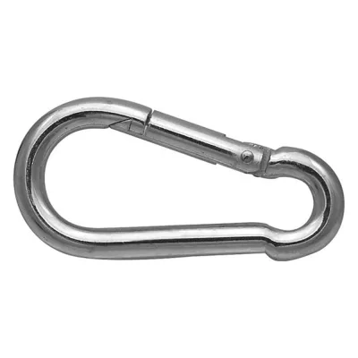 Карабин ARNO INDUSTRIES 5 шт для крепления и соединения тросов и цепей DIN 5299C оцинкованное покрытие AF5100700035507
