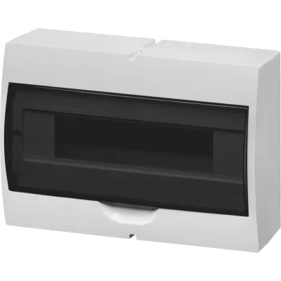 Щит TDM ELECTRIC ЩРН-П-15 модулей, навесной, пластик, белый, дымчатая дверца, без шин, IP41 SQ0901-0075