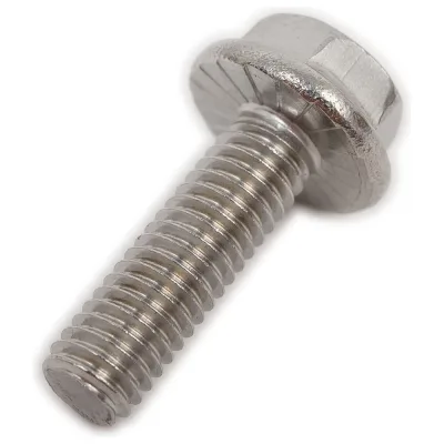 Болт с фланцем Insparion DIN 6921, А2 нержавеющий, М6x20, рифленый (2 шт) С1-00001956