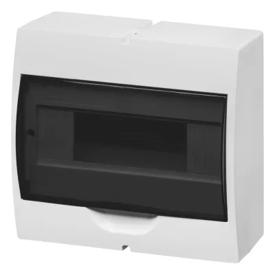 Щит TDM ELECTRIC ЩРН-П-10 модулей, навесной, пластик, белый, дымчатая дверца, без шин, IP41 SQ0901-0073