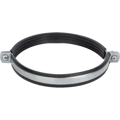 Хомут сантехнический для труб с гайкой СВК 6 М10 155-162, металл 1,5х20, SVK-Fe150М10 Н0000025110