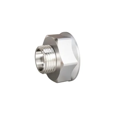 Переход LD PRIDE DN50х40 (2"ВР х 1 1/2"НР) латунь никель с биркой LD.67.519.50х40