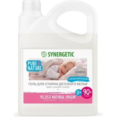 Гель для стирки детского белья SYNERGETIC канистра ПЭ 2.75 л 4623722441812 109271