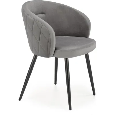 Стул Hesby Aurora Luminary серый, черный HSBI_DC115_grey