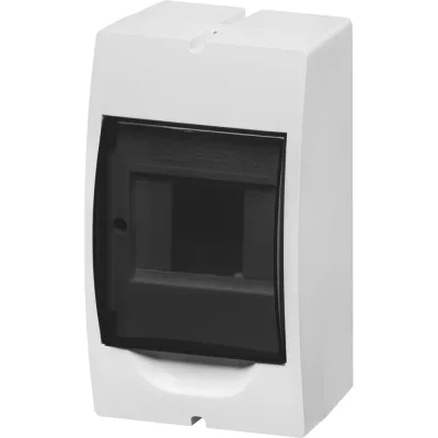 Щит TDM ELECTRIC ЩРН-П-4 модуля, навесной, пластик, белый, дымчатая дверца, без шин, IP41 SQ0901-0070