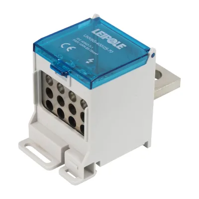 Распределительный блок (коробка) Leipole 400А, 690В, на DIN-рейку UKK6G-400/25-70/12x16 5012.053