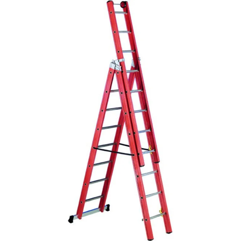 Лестница диэлектрическая из стеклопластика Svelt v3 3x14 ступеней SVETV340