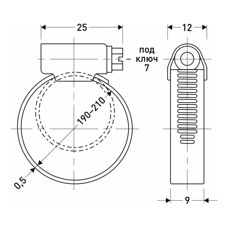 Π₯ΠΎΠΌΡΡ ΠΎΠ±ΠΆΠΈΠΌΠ½ΠΎΠΉ MasterProf 9 ΠΌΠΌ, ΠΎΡΠΈΠ½ΠΊΠΎΠ²Π°Π½Π½ΡΠΉ, 190-210 ΠΌΠΌ, 2 ΡΡ. ΠΠ‘.140974.2
