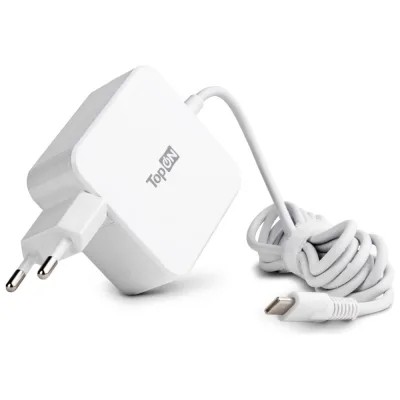 Блок питания для lenovo TopOn 20v 2.25a 45w usb type-c формфактор квадрат белый TOP-LE45QW