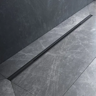 Линейный трап для душа AM.PM MasterFlow универсальный затвор Slim line 100см цвет черн мат W01SC-S11-100-05BM