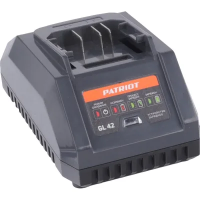Устройство зарядное Patriot GL42, 40В платформа LCT, ток зарядки 2,0А, один слот 180301042