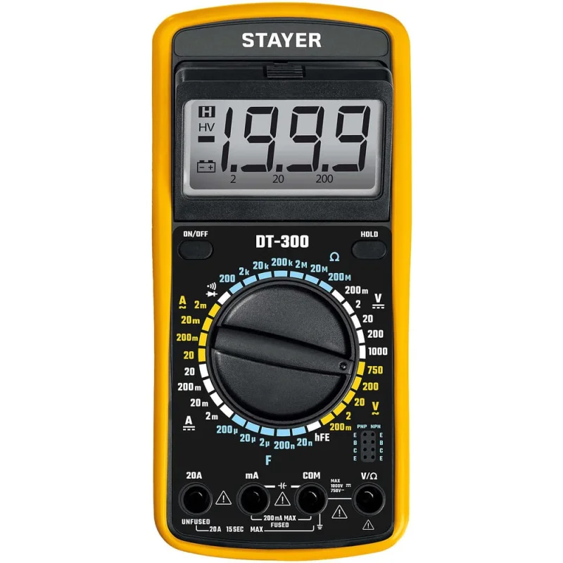 Цифровой мультиметр STAYER DT-300 45321
