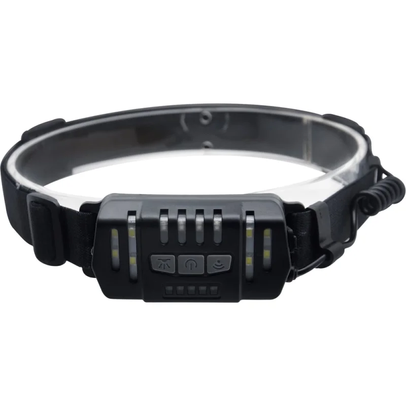 Налобный фонарь RITTER LED COB регулируемый ремень датчик дв 5 режима 7Вт 1200 мАч 300Лм IP44 56204 1
