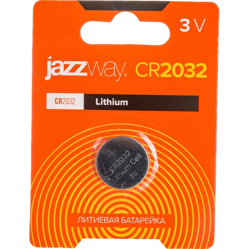 ΠΠ»Π΅ΠΌΠ΅Π½Ρ ΠΏΠΈΡΠ°Π½ΠΈΡ Π»ΠΈΡΠΈΠ΅Π²ΡΠΉ Jazzway JΠ°zzway CR2032 3Π BL-1 (Π±Π»ΠΈΡΡΠ΅Ρ 1ΡΡ) 2852892