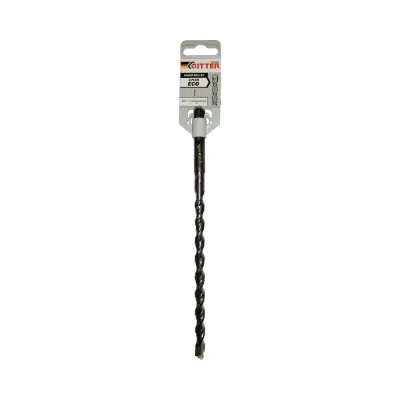 Бур SDS+ Eco 2-plus 16x85/160 мм, W-образная увеличенная твердосплавная напайка, спираль с доп. пазом для быстрого пылеотвода RITTER PS10216160