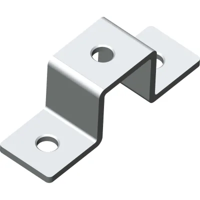 Пластина П-образная УМС 3 отв. под профиль 41x41, 2 шт. GAL PP-3-41