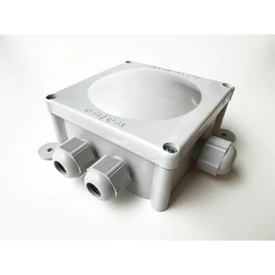 Монтажная коробка Plasticglas IP66/IP68 с гермовводами 3хPG9 КМ767635-00-03-08-00