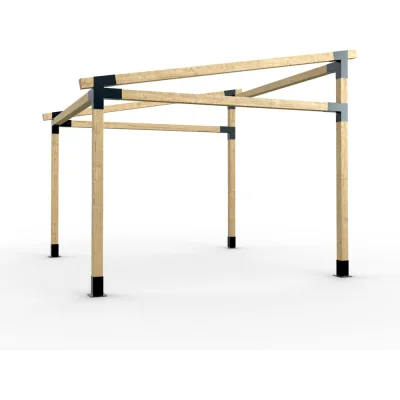 Комплект кронштейнов (опора бруса) АрсеналЪ PERGOLA односкатный 3x3м усиленный мод. AR7573OS957-06