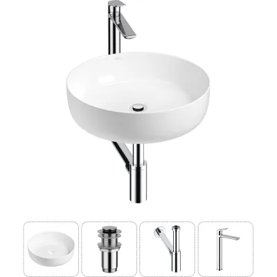 Набор Wellsee 4 в 1 Belle Spa 3.0 накладная раковина 44x44 см 20212641R