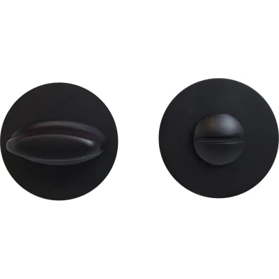 Сантехническая завертка к ручкам Аллюр ART COLLECTION BK-R2 BLACK (71150) матовый черный 15639