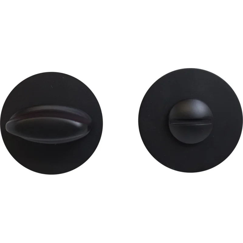Сантехническая завертка к ручкам Аллюр ART COLLECTION BK-R2 BLACK (71150) матовый черный 15639