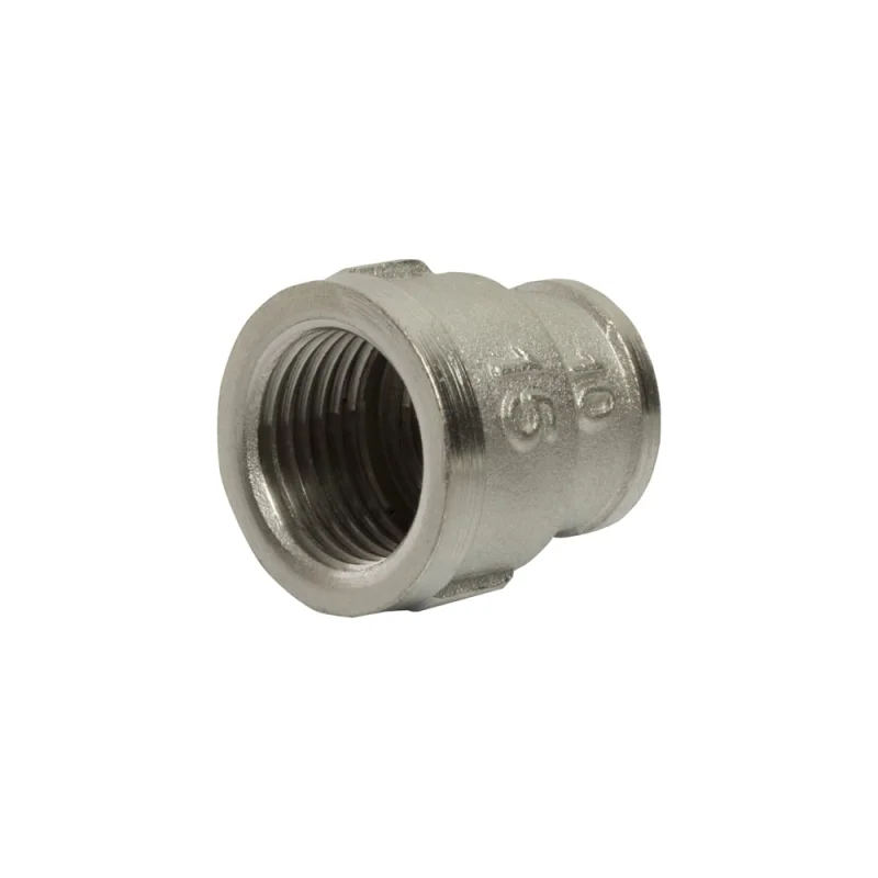 Переходная муфта VRT 1/2"-3/8", внутренняя/внутренняя, никель 1908-001510 503043