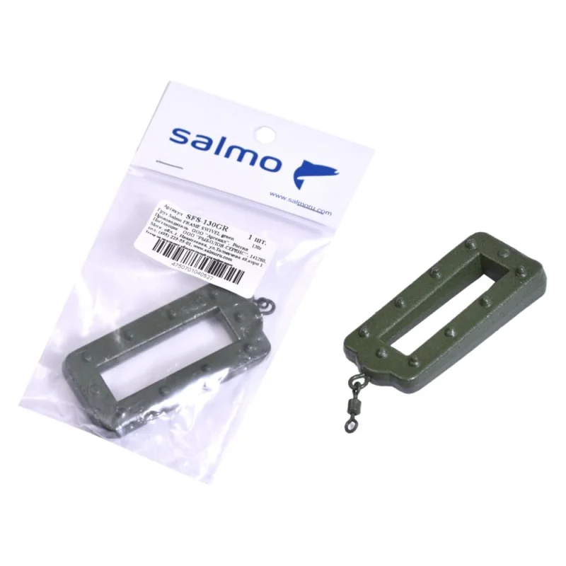 Груз SALMO FRAME SWIVEL green 130г SFS-130GR
