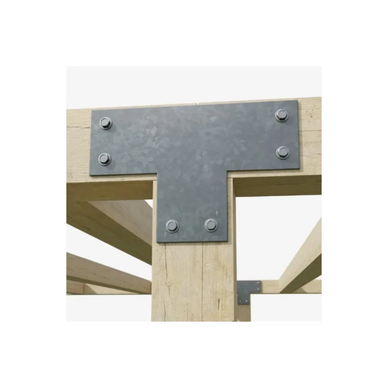 Пластина крепежная АрсеналЪ Т-образная для бруса 150х150 3мм. 4 шт. ARSENAL PERGOLA мод. AR75PH34007-06