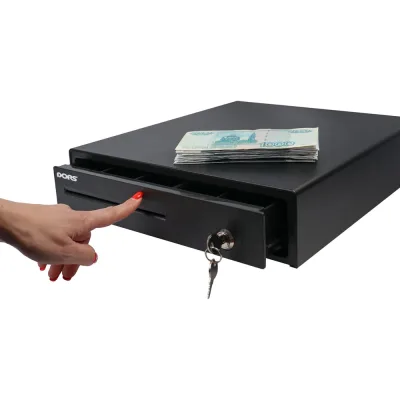 Денежный ящик DORS СТ40 с открыванием Push-On черный SYS-052823