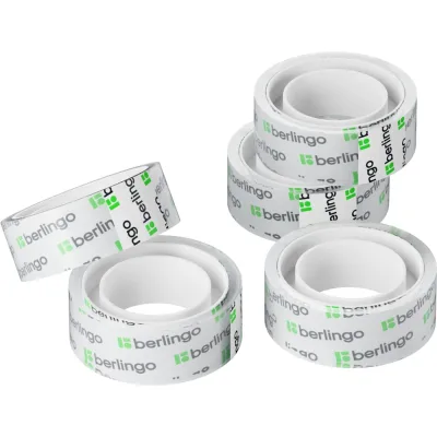 Набор клейкой ленты Berlingo, 10 шт., 15мм х 10м, прозрачная AT1510