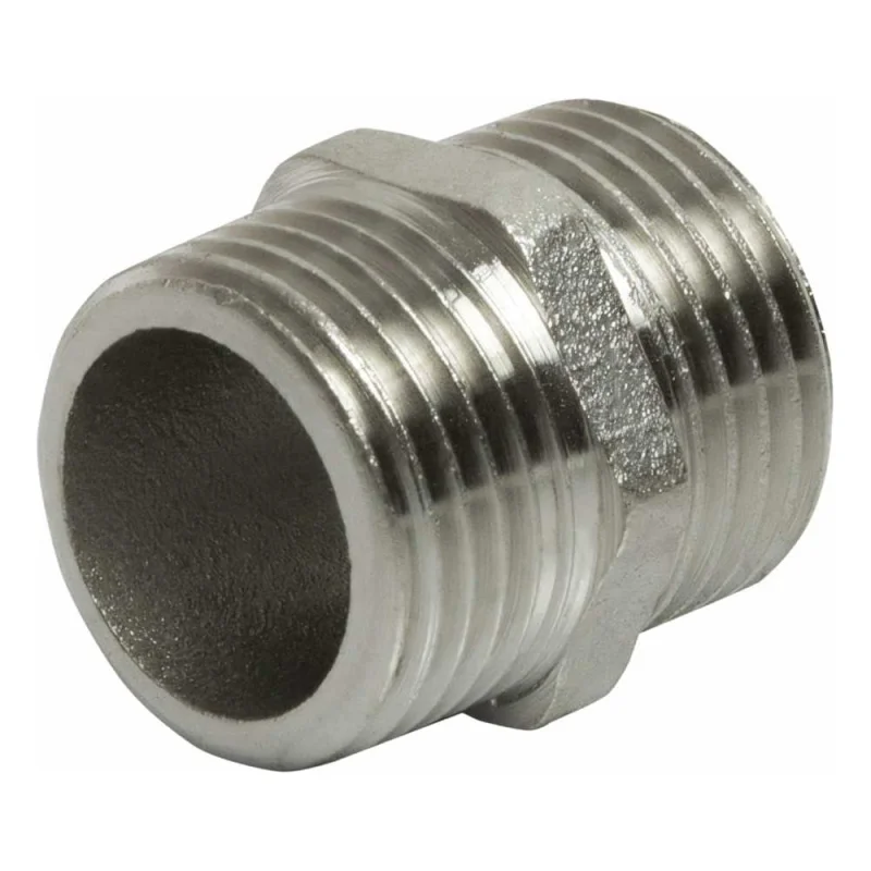 Ниппель VRT 1/2", наружная/наружная, никель 1900-001515 503034