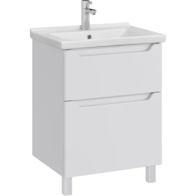 Комплект Sanstar напольная тумба Lanciano 60 с раковиной Миранда 60 303.1-1.5.1.КМИР