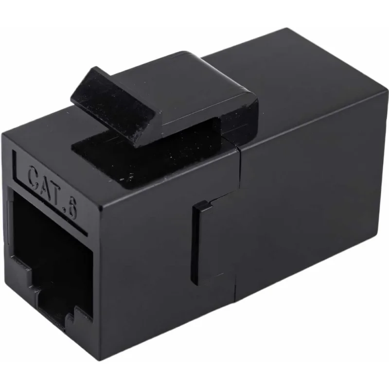 Проходной неэкранированный адаптер формата Keystone Cabeus RJ45-RJ45 (8p8c), категория 6, CA-KJ-8p8c-C6