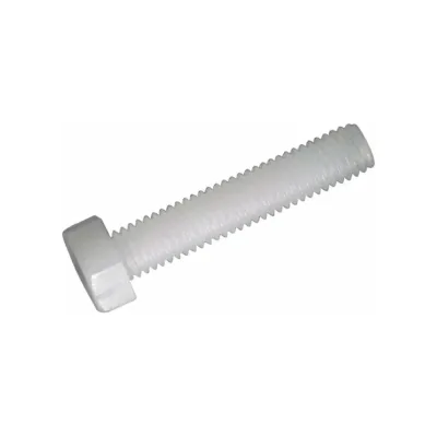 Болт Insparion DIN 933 8х40 с шестигранной головкой, полная резьба, полиамид, пластик 10 шт С1-00003698