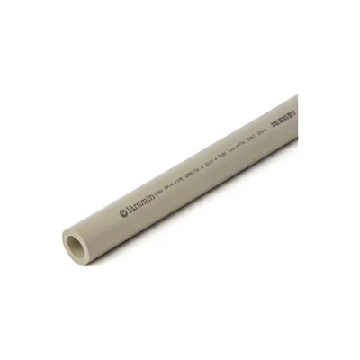 Труба LAMMIN ppr pn20 25x4,2, 2м серый Lm310130420252G