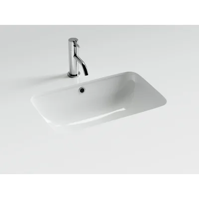 Раковина встраиваемая снизу Ceramicanova 540x360x190 с отверстием слива перелива цвет белый CN7018