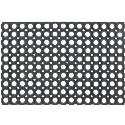 Коврик грязезащитный ячейка Blabar 500x800x12 мм. Svart mjuk чёрный 92202