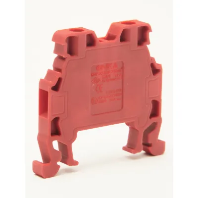 Клемма винтовая ONKA MRK 2,5S, 2,5 кв мм, красный 1010137
