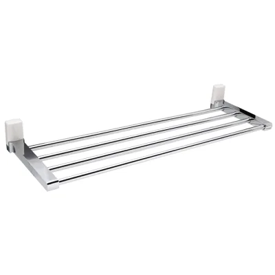 Полка для ванной WasserKraft Leine K-5000 White 200х635х70 мм металл/пластик хром/белая (K-5011W)