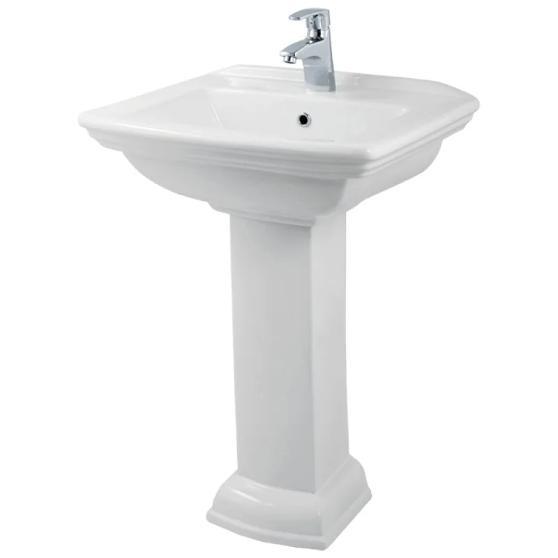 Раковина на одной ножке Creo Ceramique ORLEANS 600x475x870 OR3000+OR3010 00040430