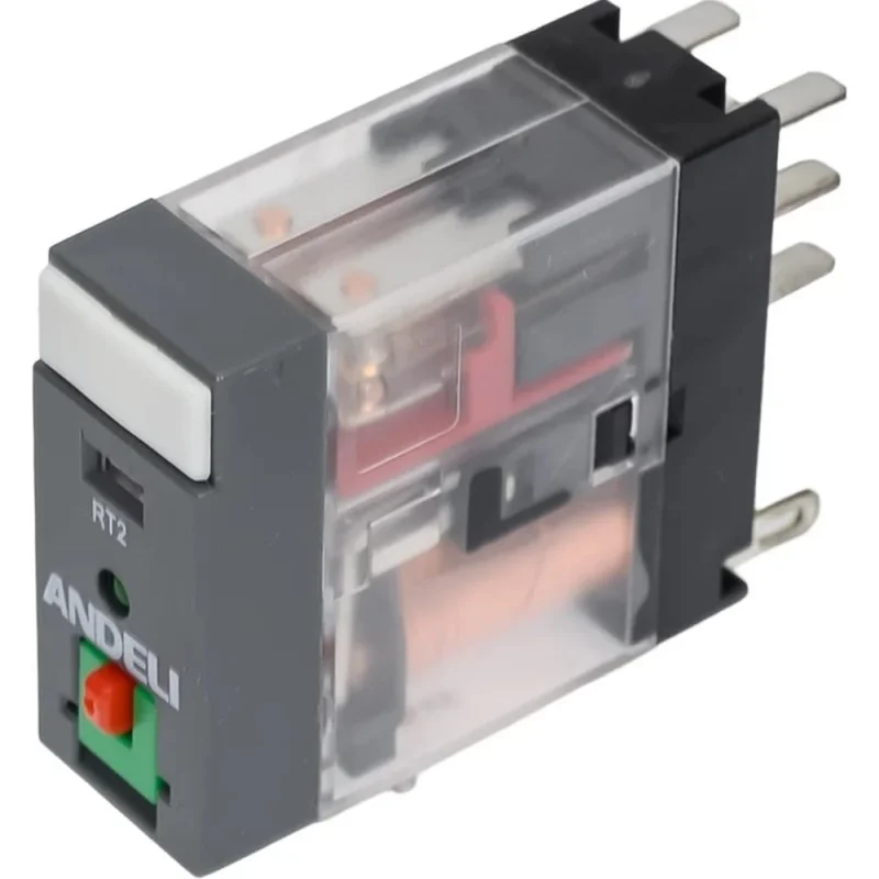 Промежуточное реле на 2 контакта ANDELI LY4 2P 5A 24V (LSDRT2SMT) ADL09-284