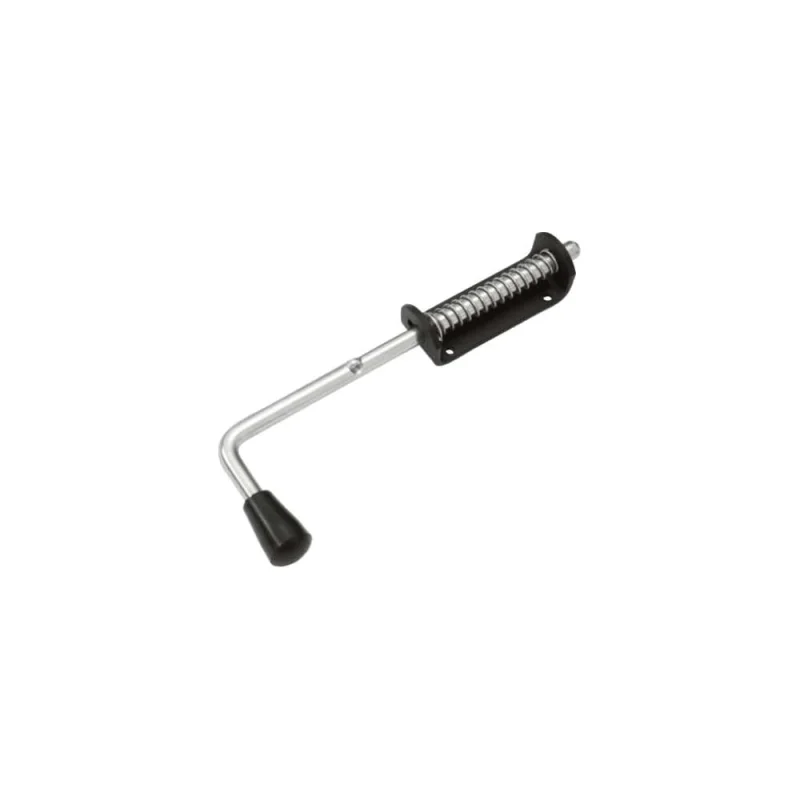 Засов пружинный DOMART (110) 280 мм мод.2 черный 4620031742807