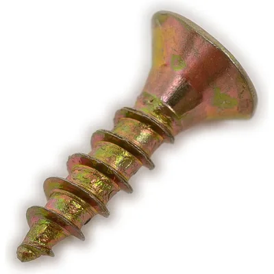 Шуруп крепежная техника желтый цинк, 3,0x12 100 шт. 11302