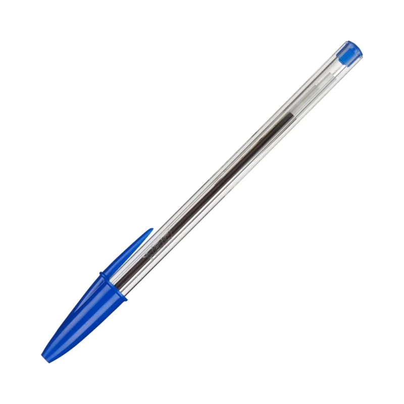 Ручка шариковая BIC неавтоматическая Cristal синий 0,32 мм Франция 135546