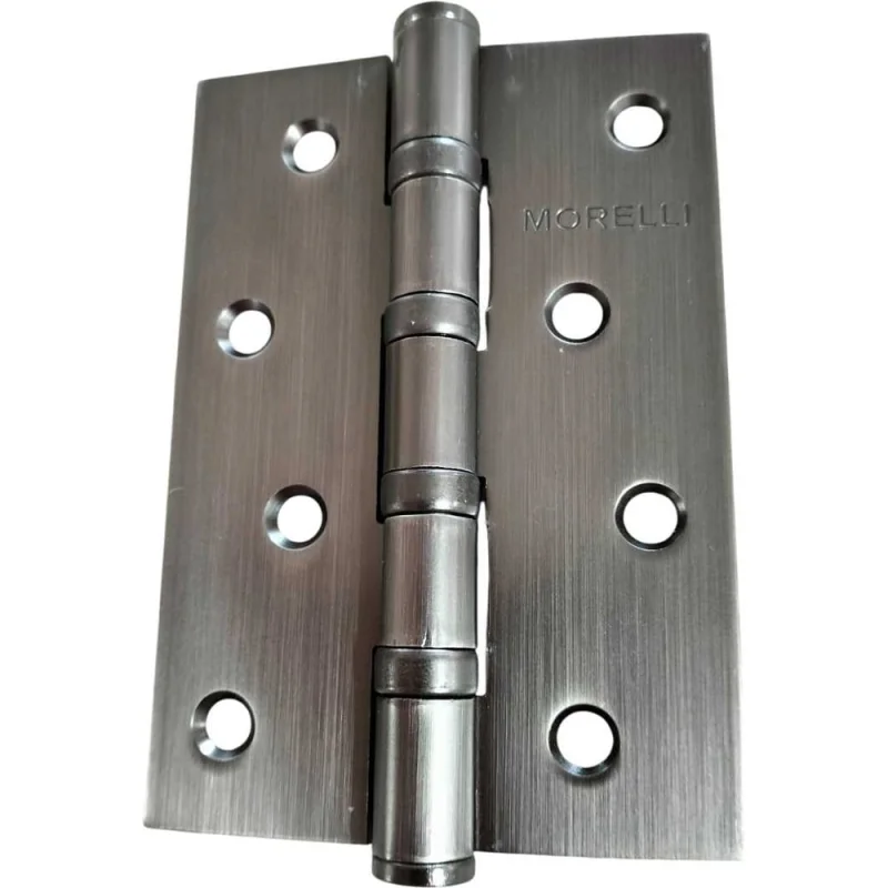 Петля MSN MORELLI 100x70x2.5-4BB GR, стальная с подшипником, универсальная 1шт., цвет - графит 9019563