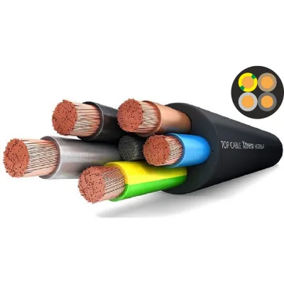 Силовой гибкий кабель Top cable H07RN-F 4x6 20 м 3004006R20RU